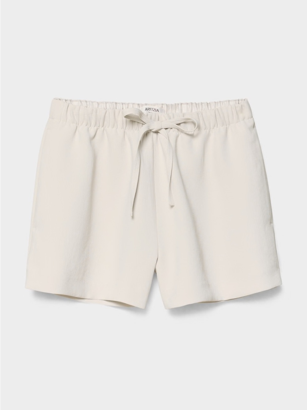 Aritzia The Lodge Short Mini Crepette Metropolis Taupe Beige XS
